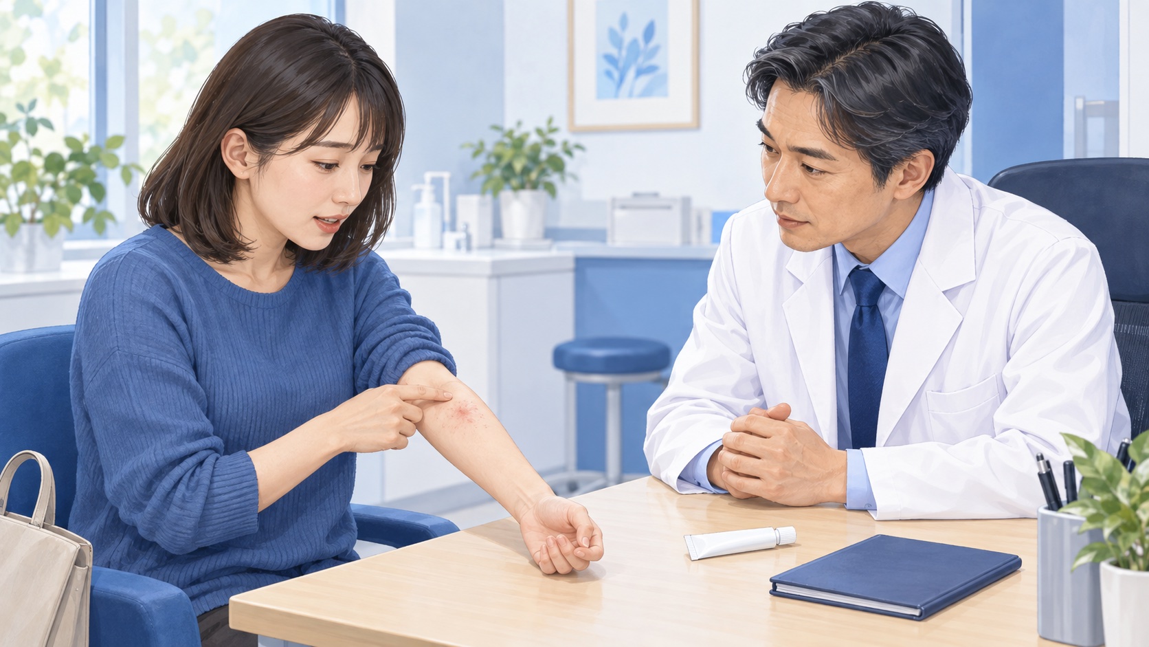 皮膚科の受診・治療ガイド|症状別の選び方と保険診療・初診の準備