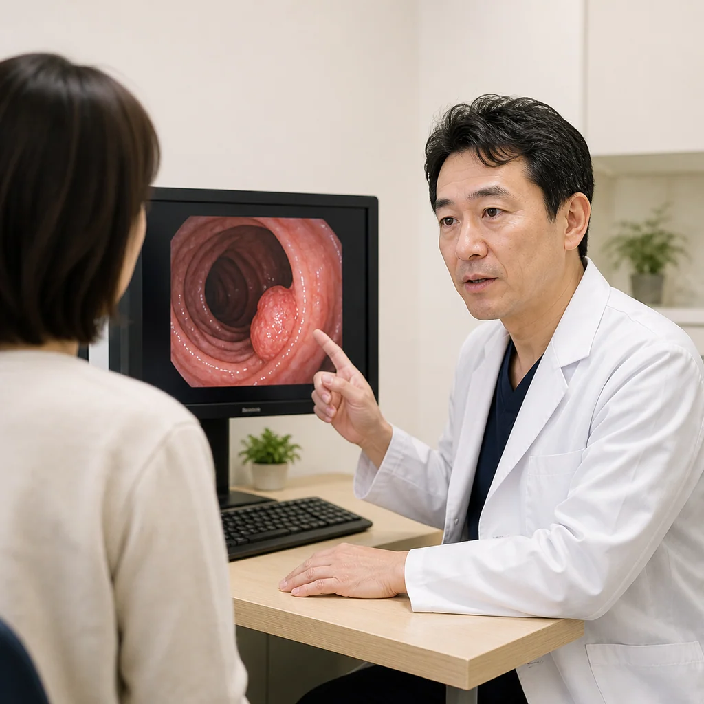 大腸の内部に発生した進行性の腫瘍、早期発見と治療が重要